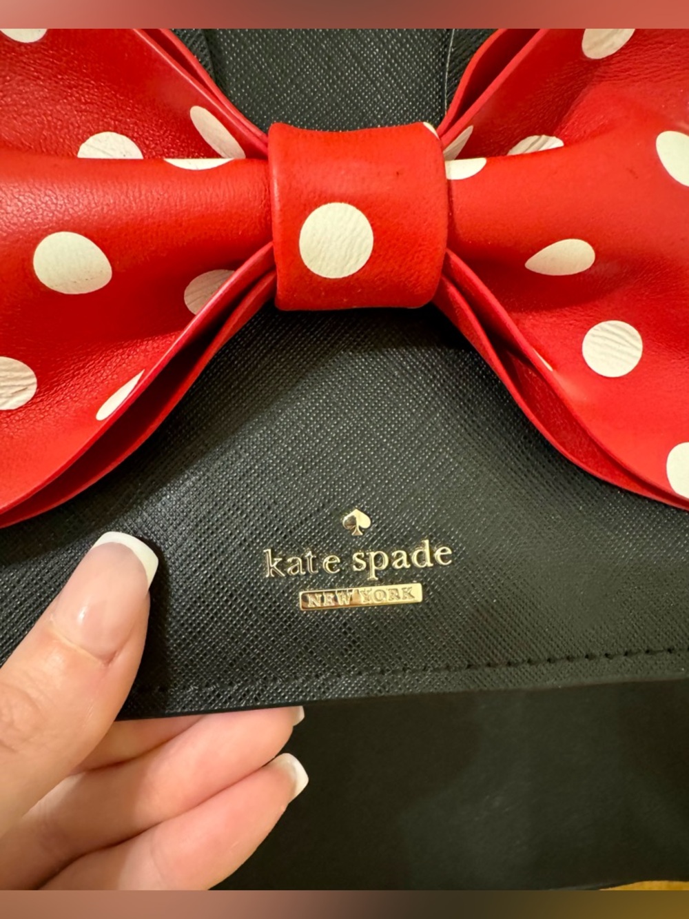 Kate Spade Black Minnie Mouse Backpack - Picture 2 of 2
